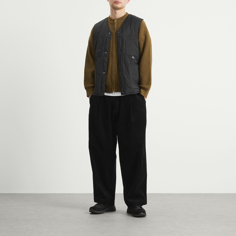TAION Taion Work V-Neck Button Down Vest outlook