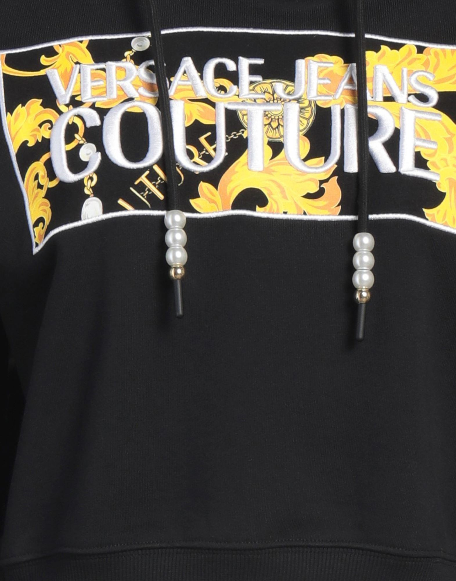 Black Women's Hooded Sweatshirt - 4