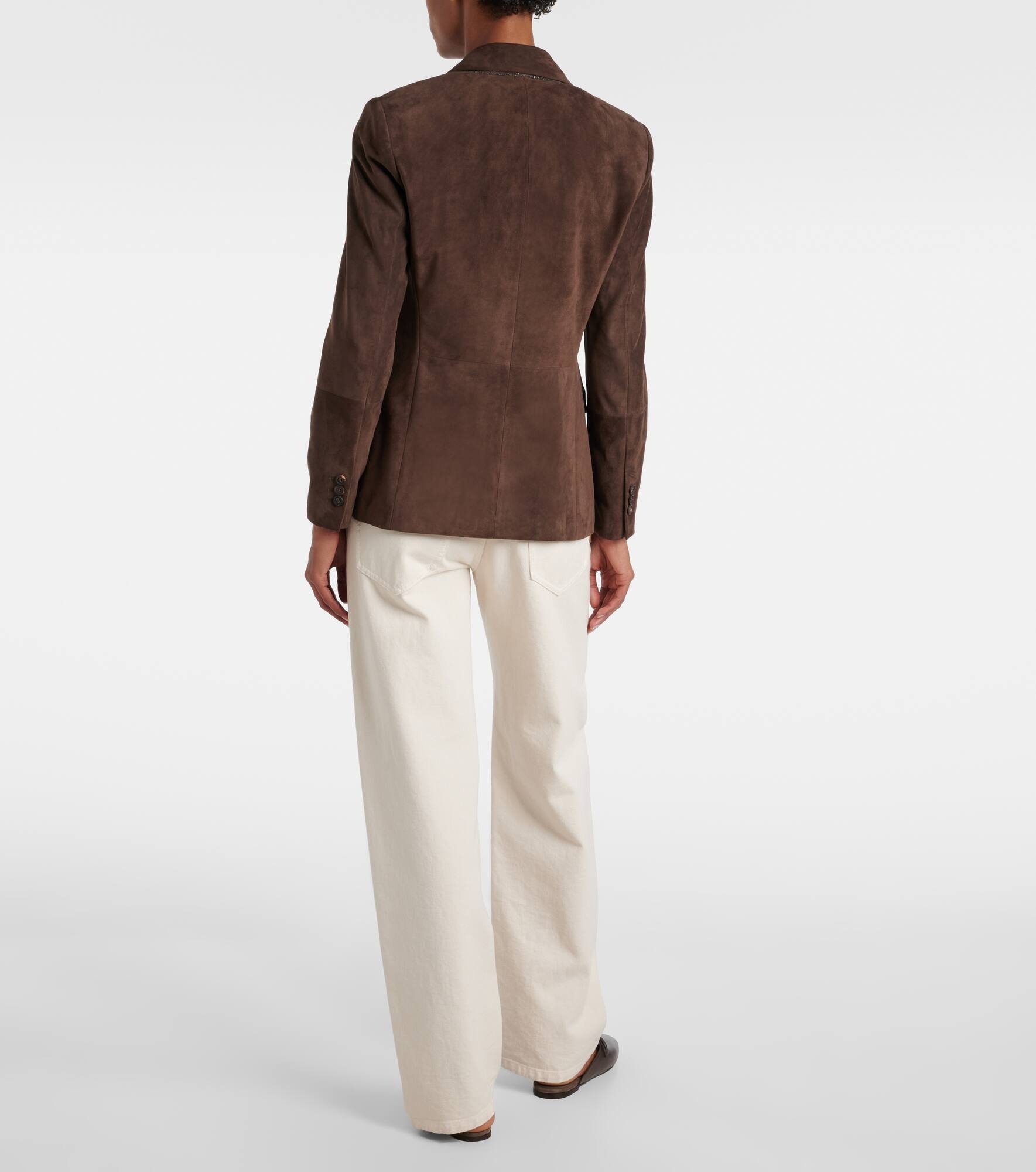 Suede blazer - 3