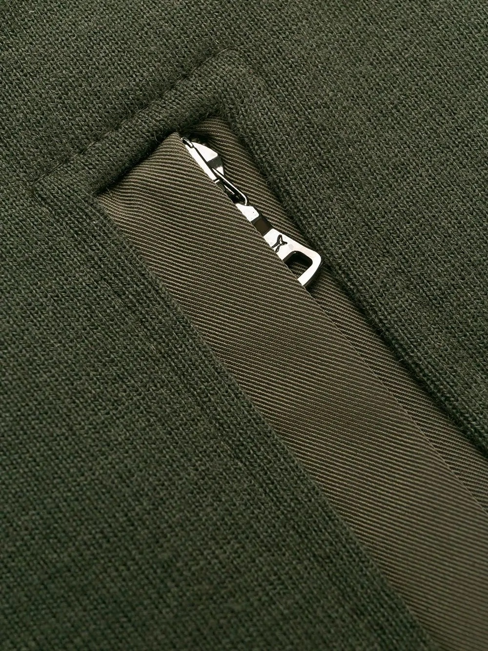 zip detail jacket - 6