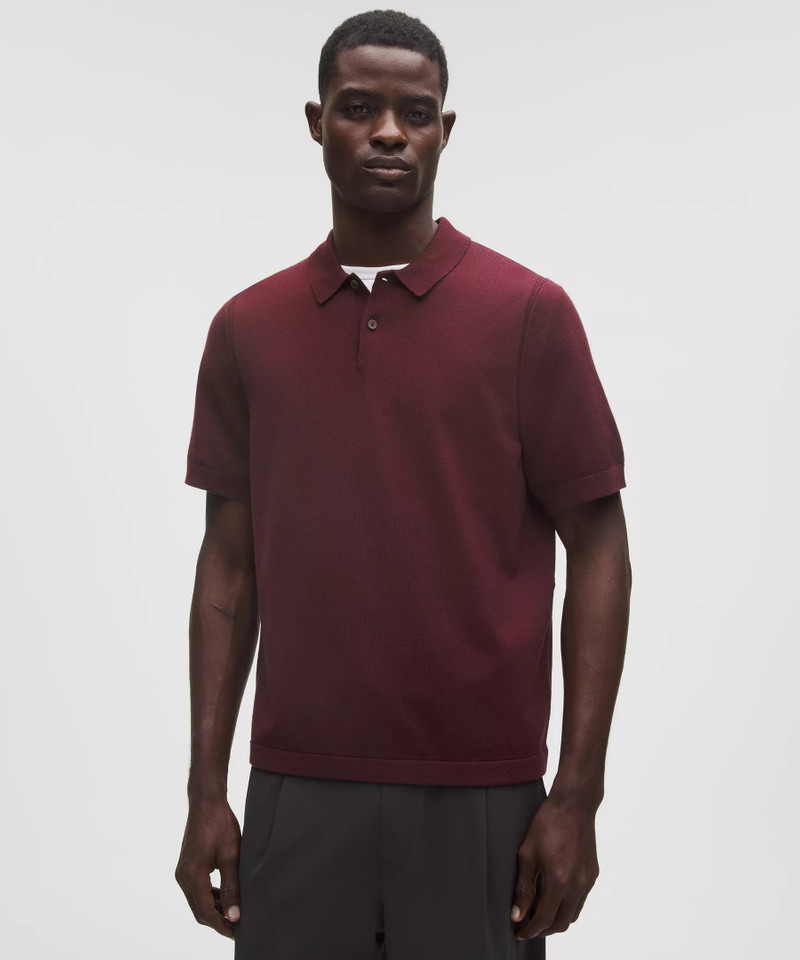 New Venture Short-Sleeve Knit Polo Shirt 1