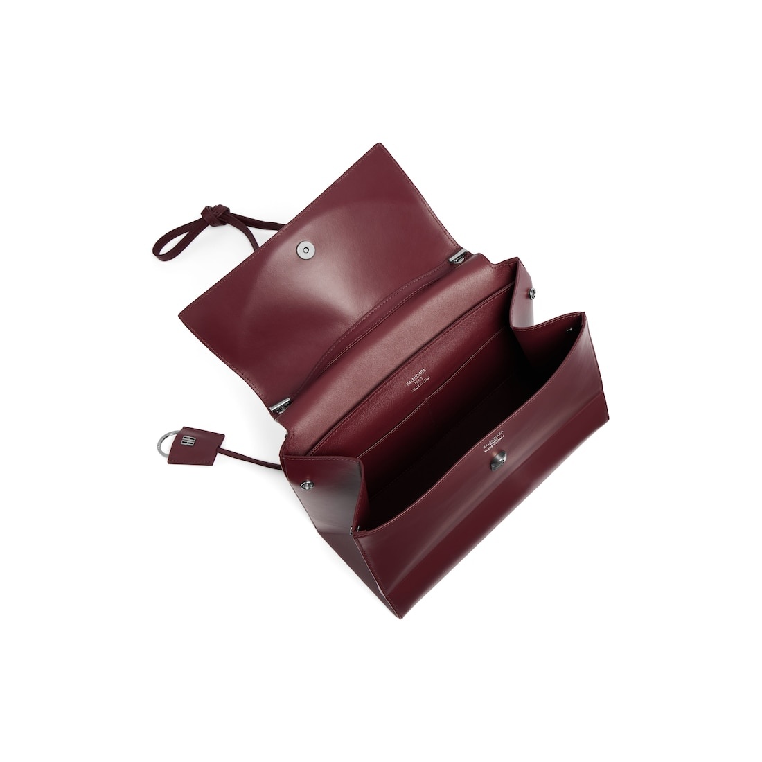 Women's Nano Medium Handbag in Dark Burgundy - 5