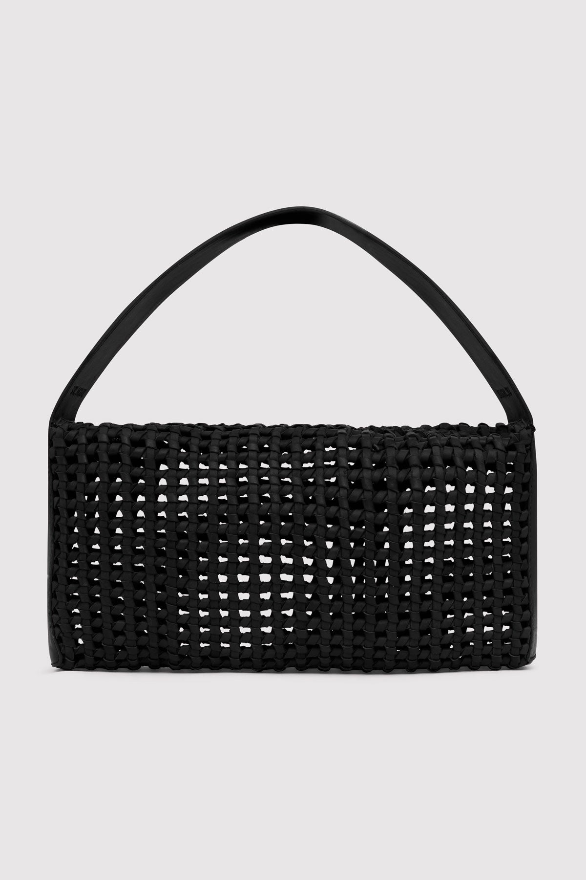 Macrame Mesh Bag - Black - 4