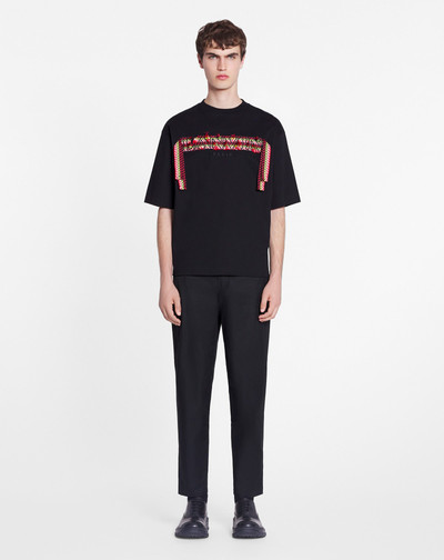 Lanvin CURB LANVIN EMBROIDERED OVERSIZED T-SHIRT outlook
