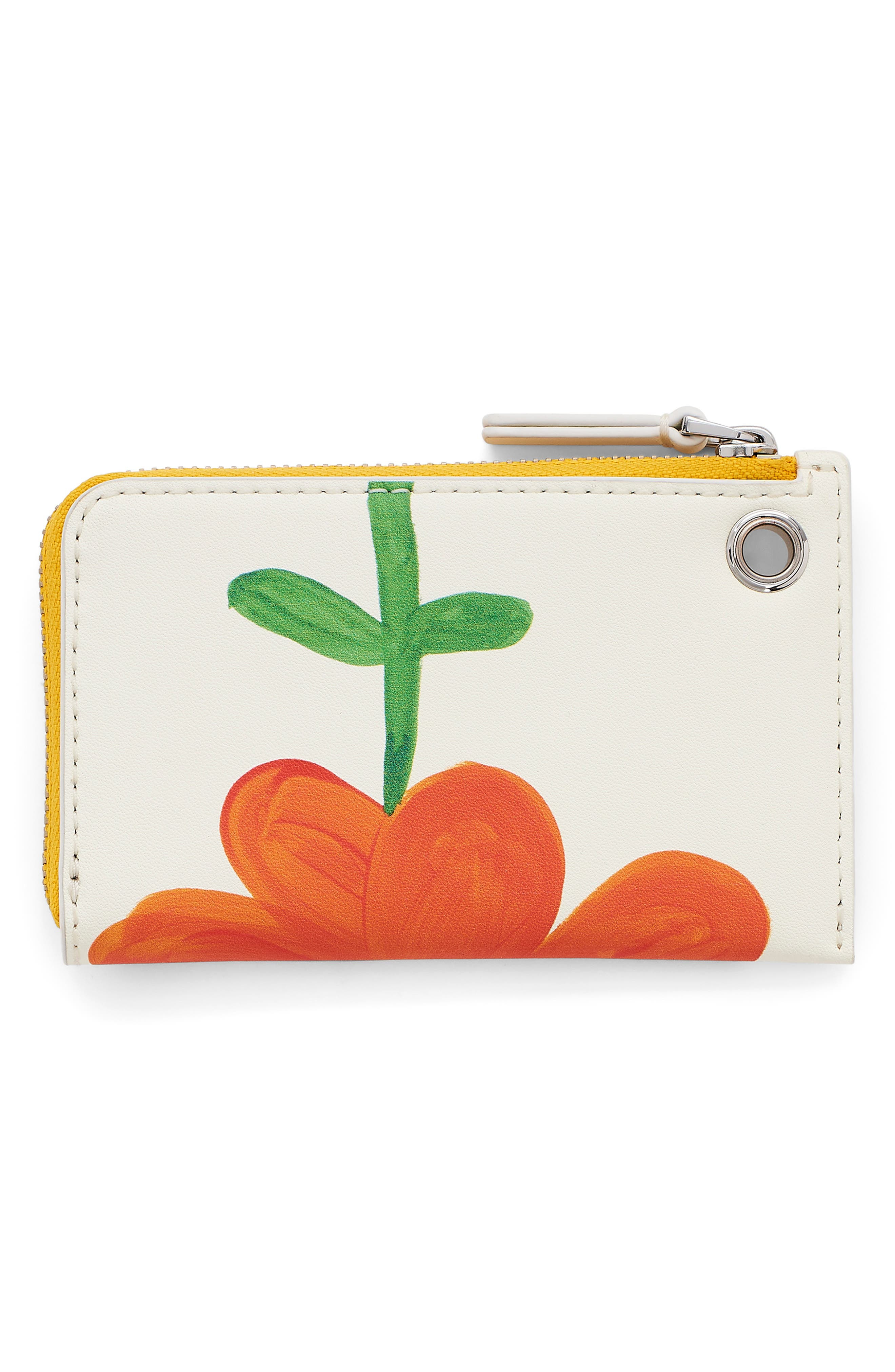 Marc Jacobs The Leather Coin Purse Bag Charm in White Multi at Nordstrom - 2
