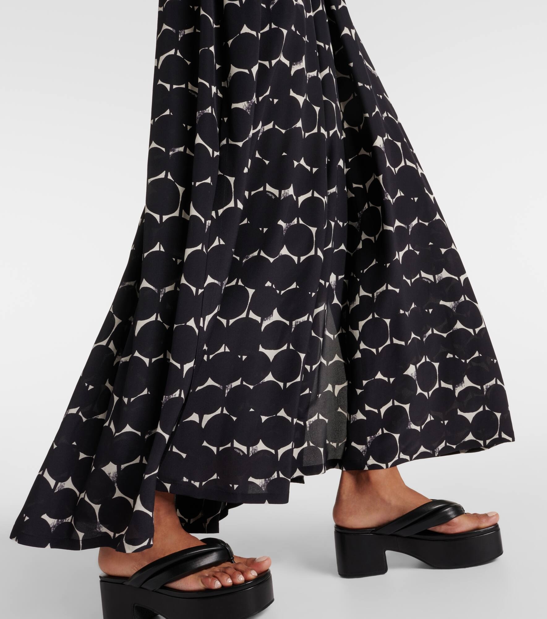 ☆DT☆入手困難☆上品Silk Long Dress/URBANIA/MaxMara Max Mara Urbania printed silk maxi dress | mytheresa