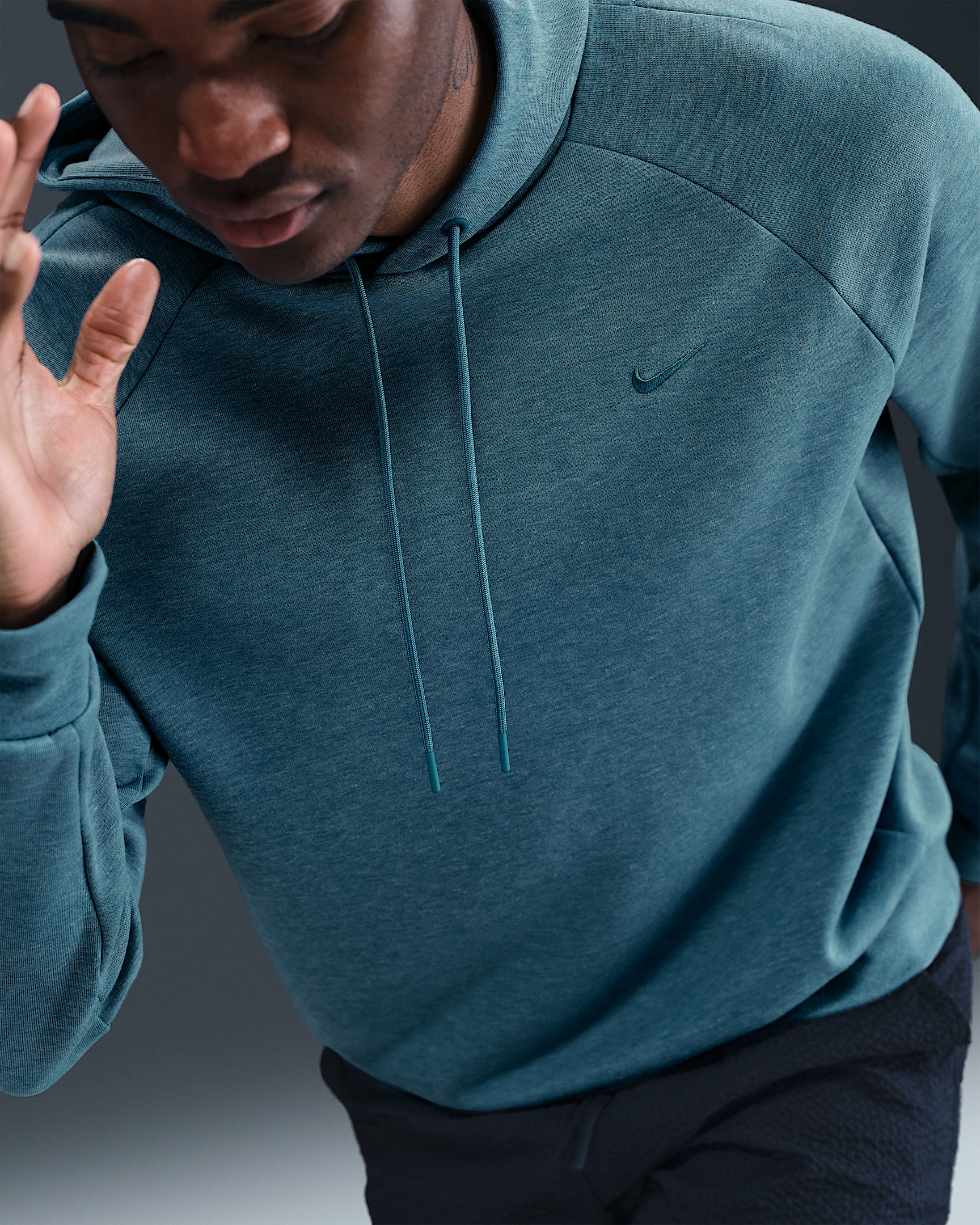 Nike Primary Fleece Men's Dri-FIT UV Pullover Performance Hoodie - 3