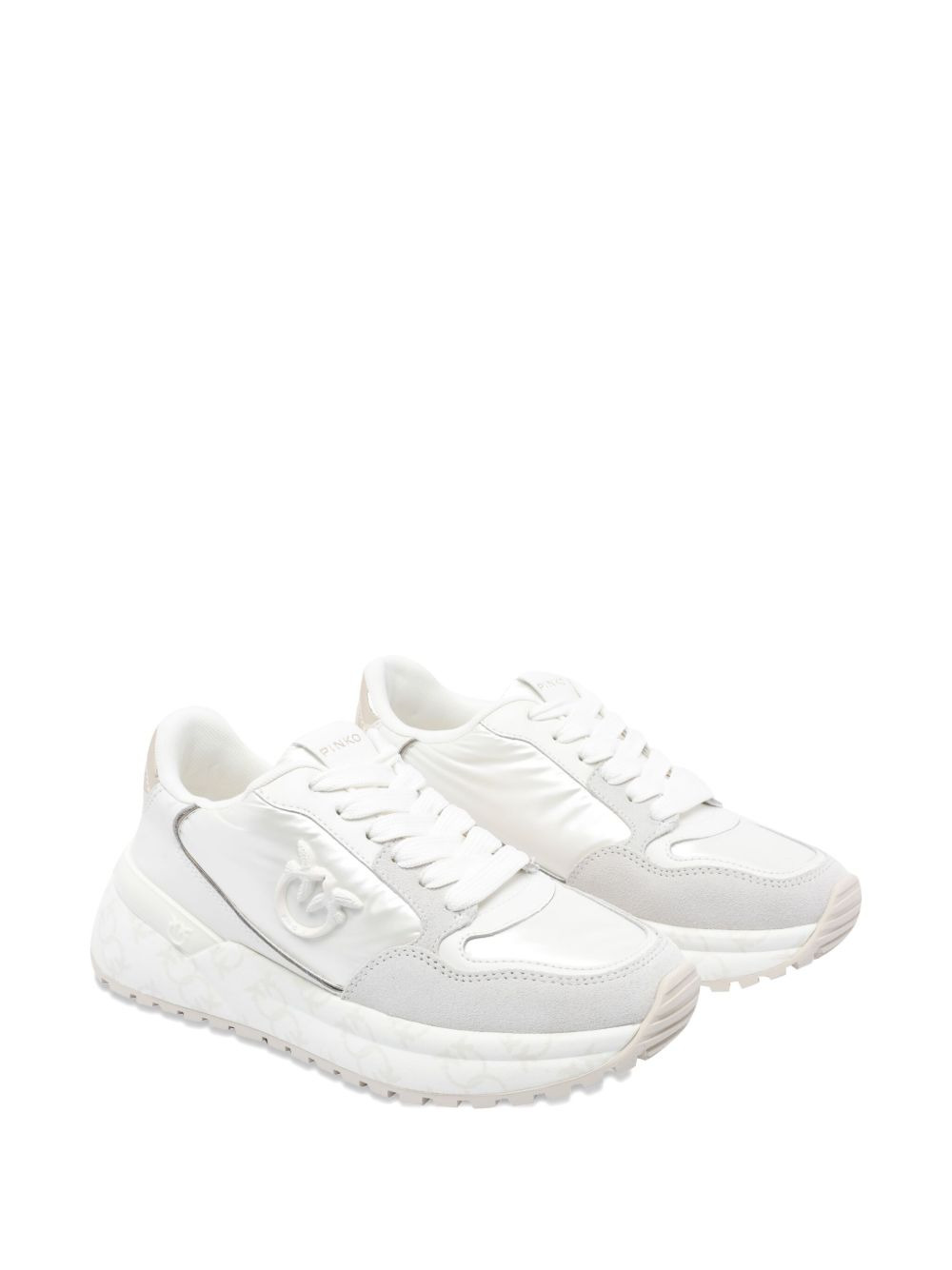 logo-detail chunky-sole sneakers - 2