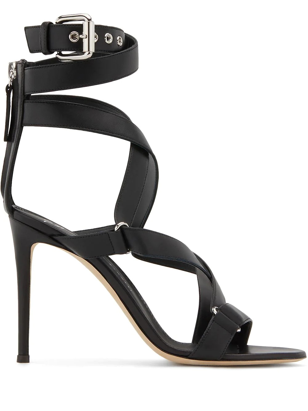 Larissa cross-strap sandals - 1