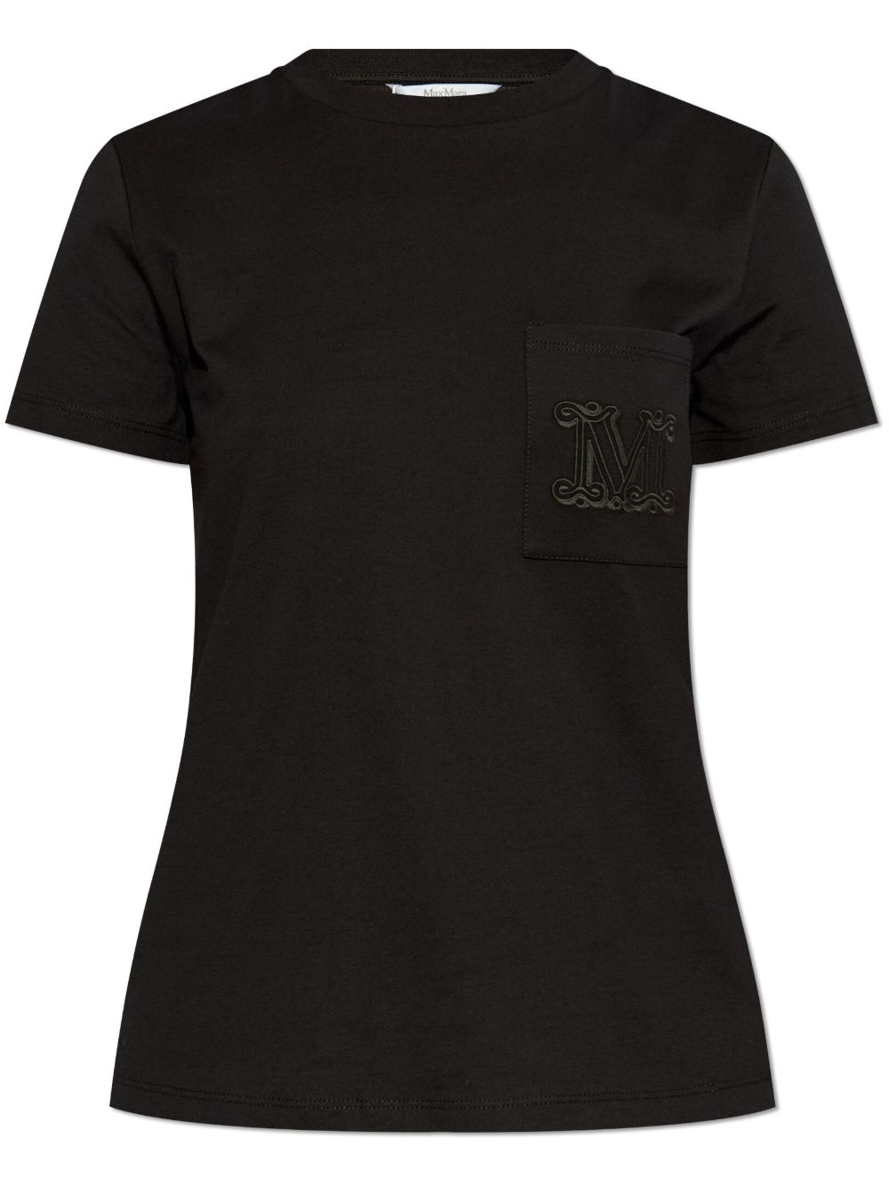 logo-embroidered T-shirt - 1