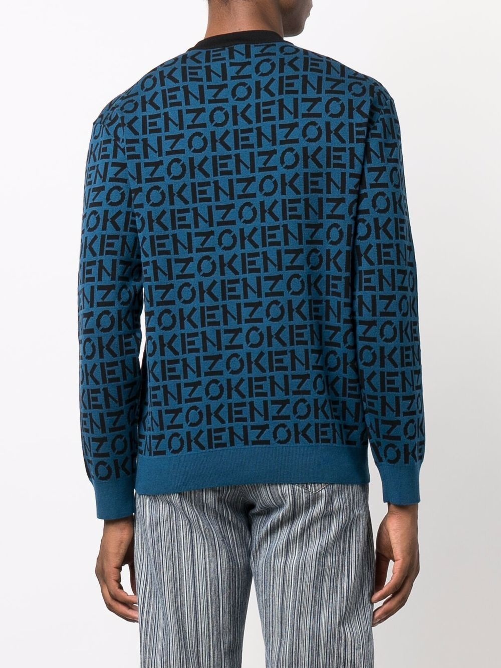 monogram jacquard jumper - 4