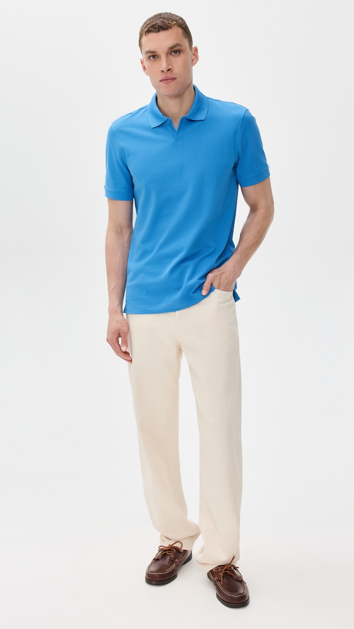 Bruno Short Sleeve Pique Polo - 4