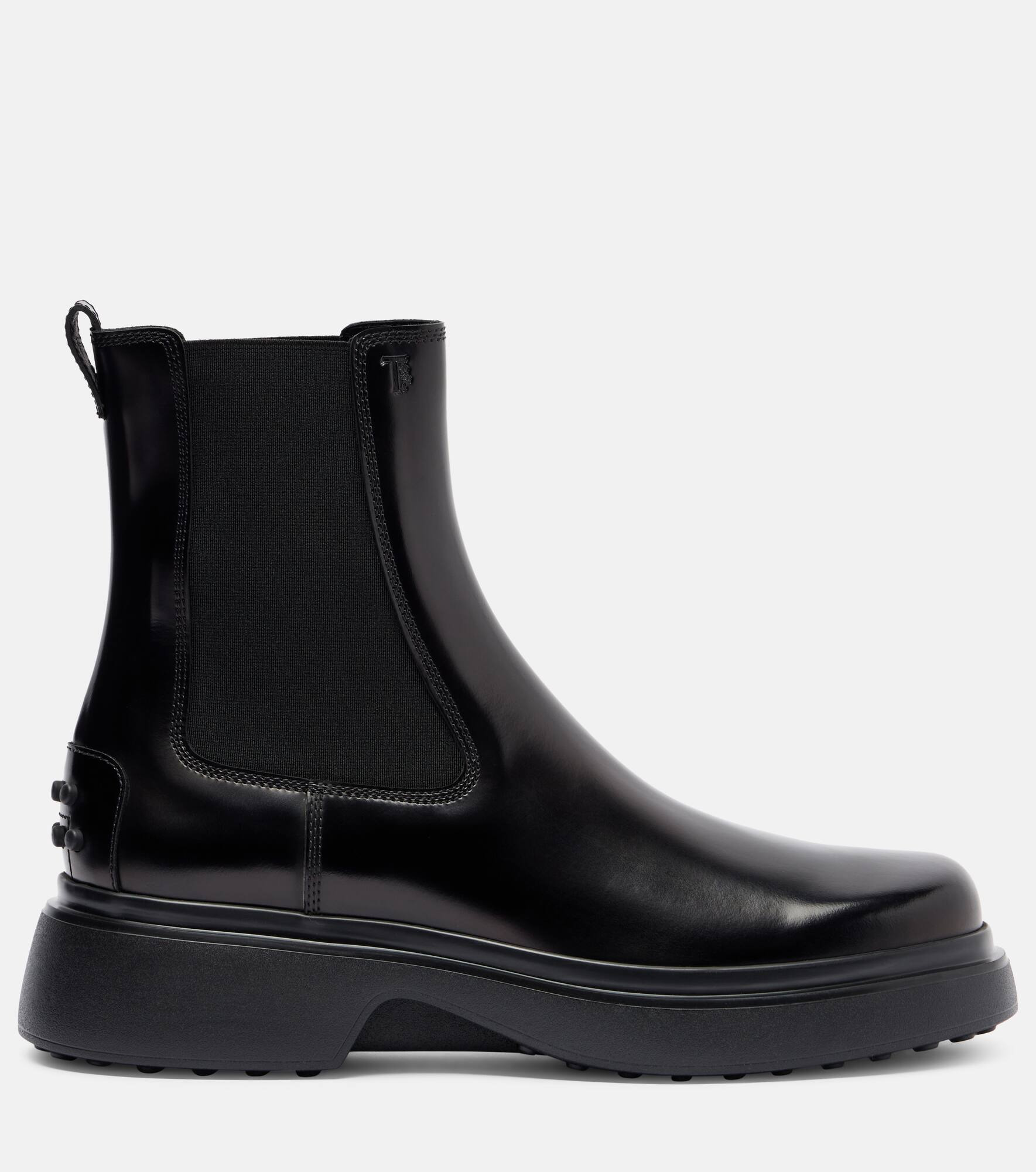 Leather chelsea boots - 4