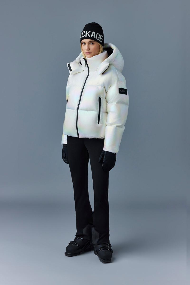 MACKAGE TESSY-PRL Quilted own jacket with removable hood outlook