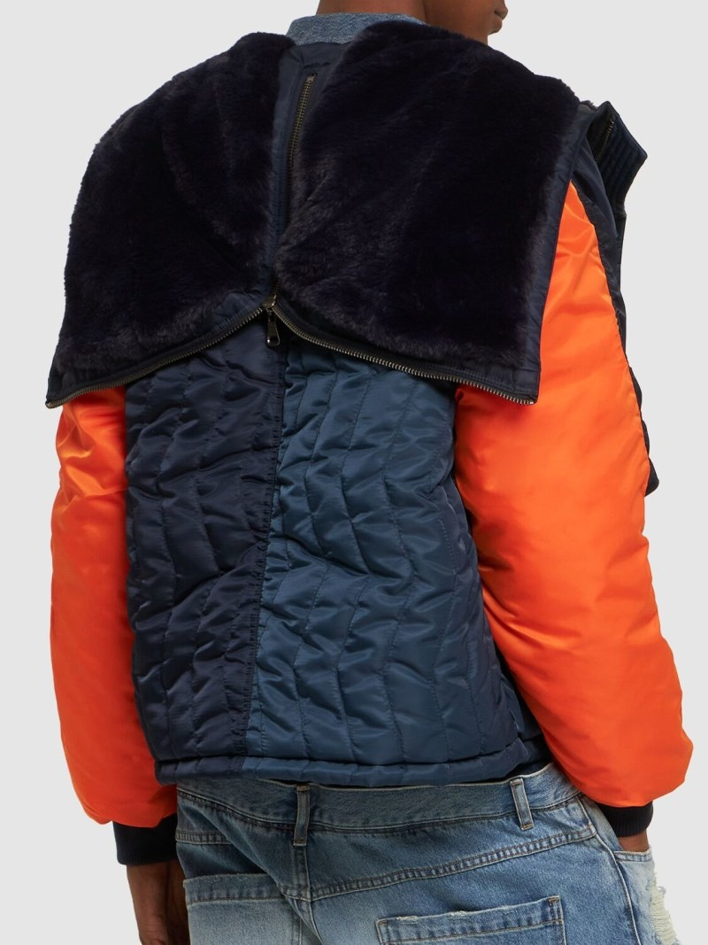 Unisex N2B bomber puffer jacket 3