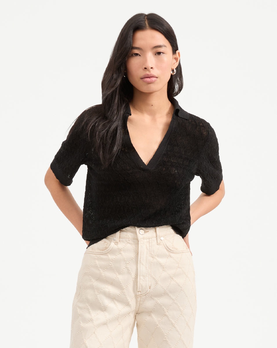 ISSA KNIT POLO - 2