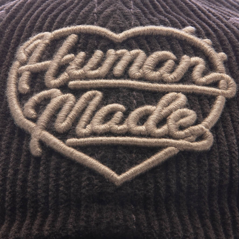 Human Made 6 PANEL CORDUROY CAP - BROWN outlook