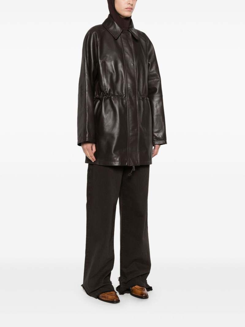 collared leather coat 3