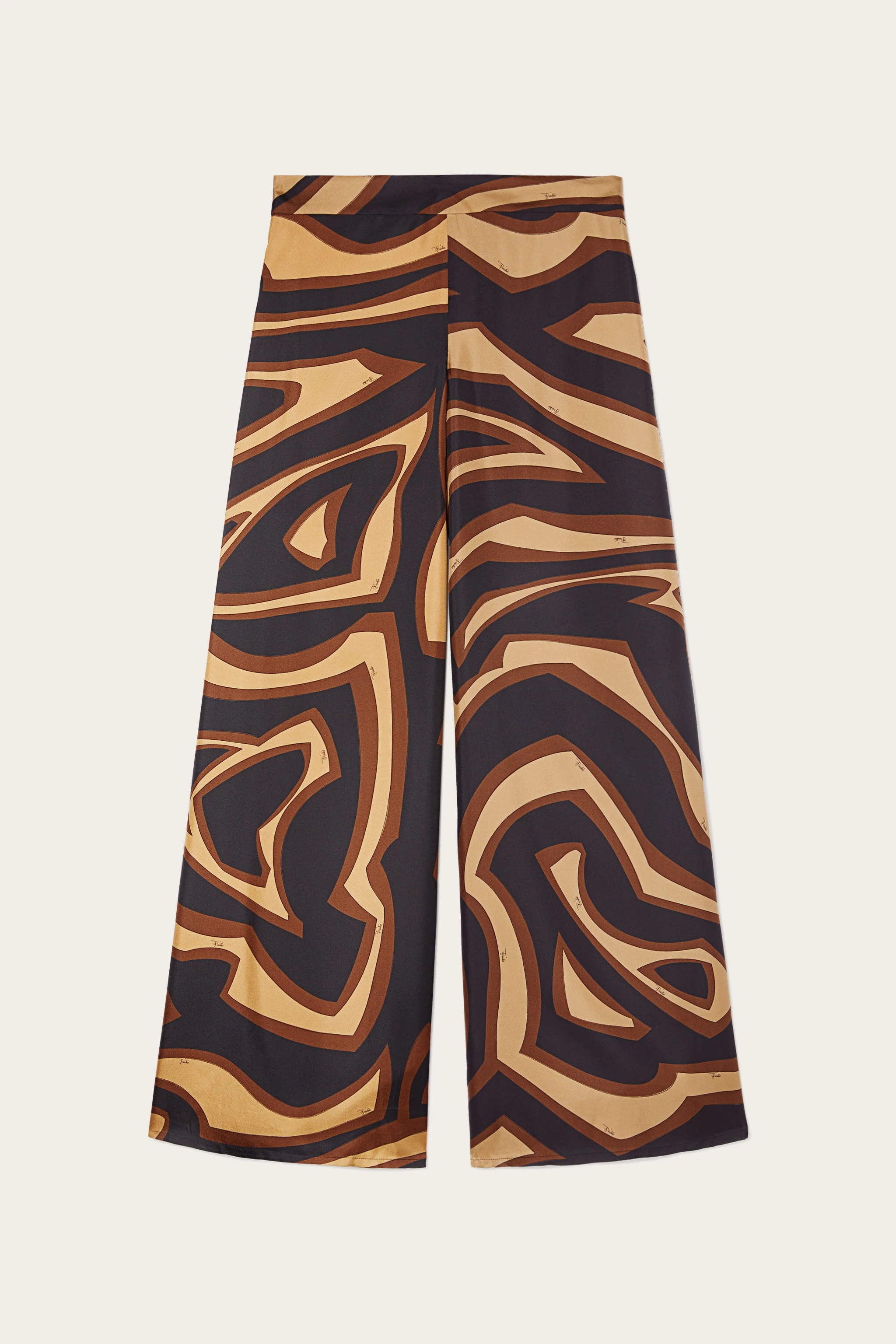LABIRINTO PRINT SILK TROUSERS - 1