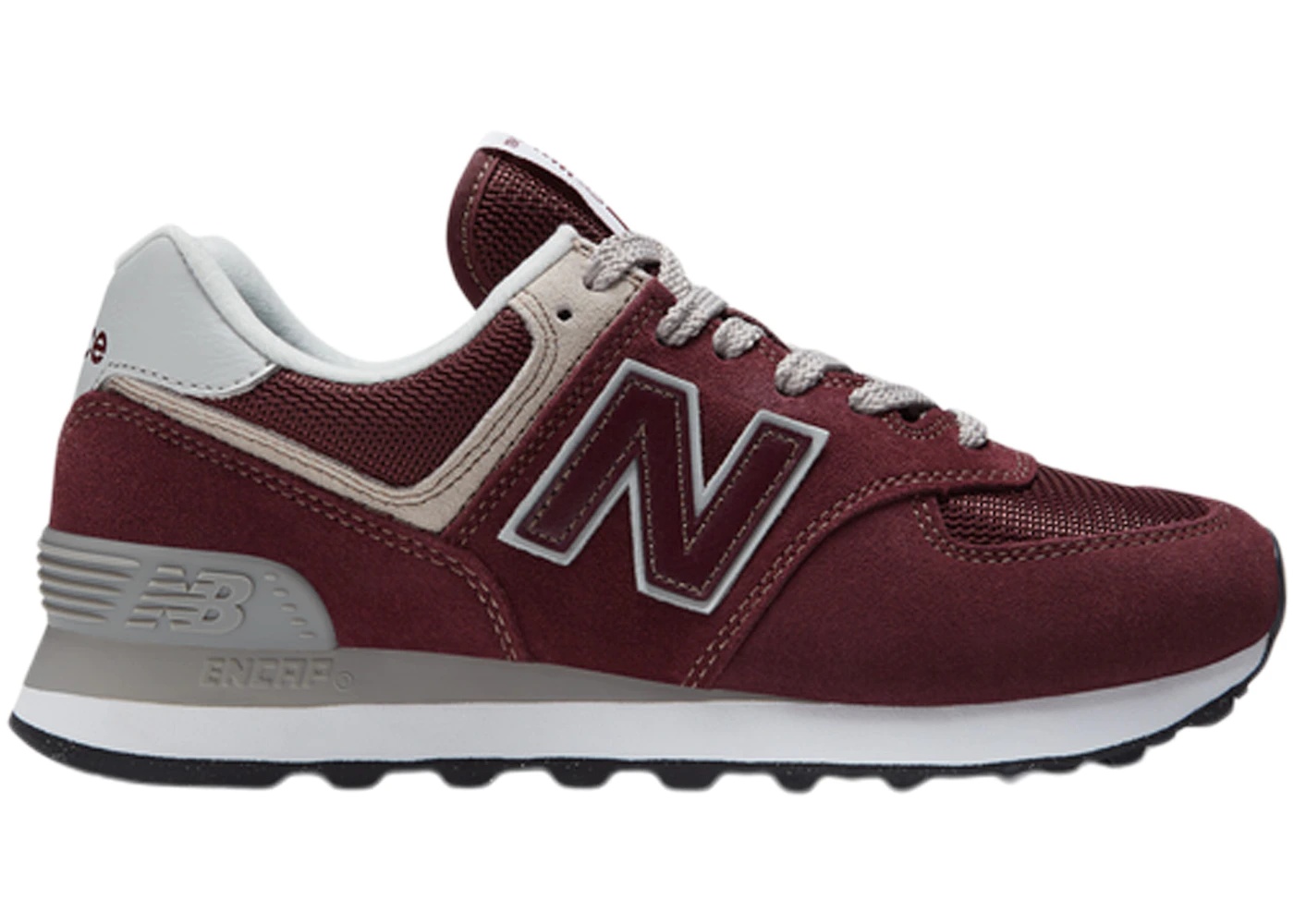 New Balance 574 Core Burgundy White (W) - 1