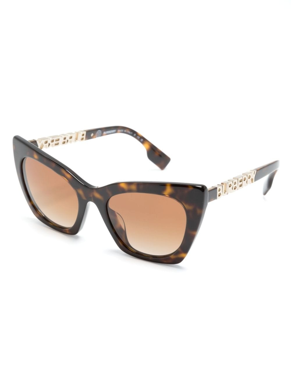 tortoiseshell cat-eye sunglasses - 2