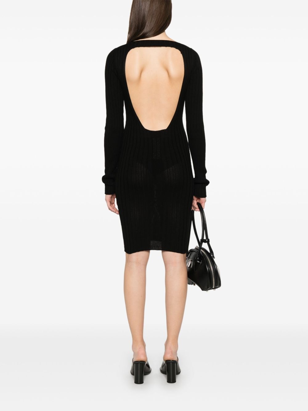 knitted mini dress - 2