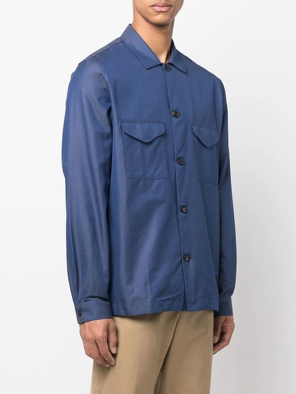 chest flap pocket shirt - 3