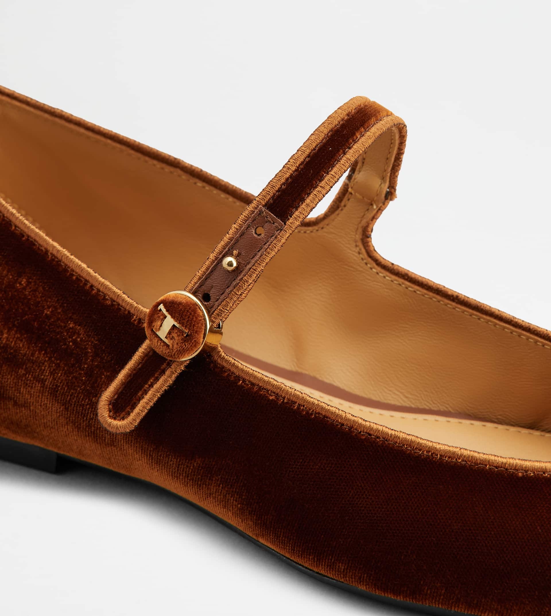 BALLERINAS IN VELVET - BROWN - 5
