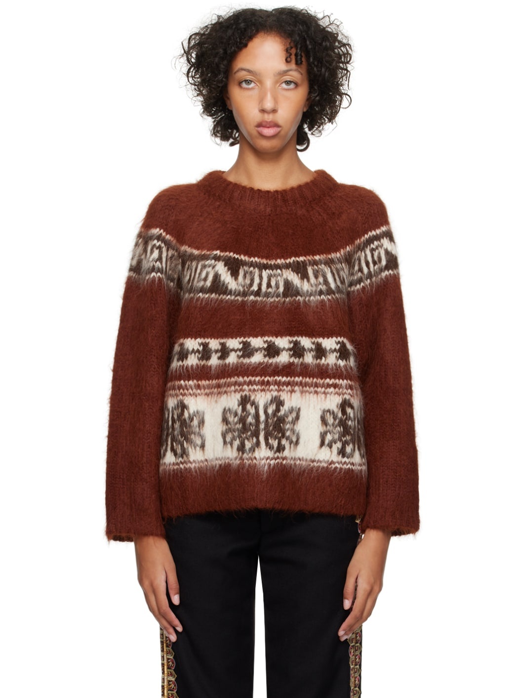 Brown Nobska Sweater - 1