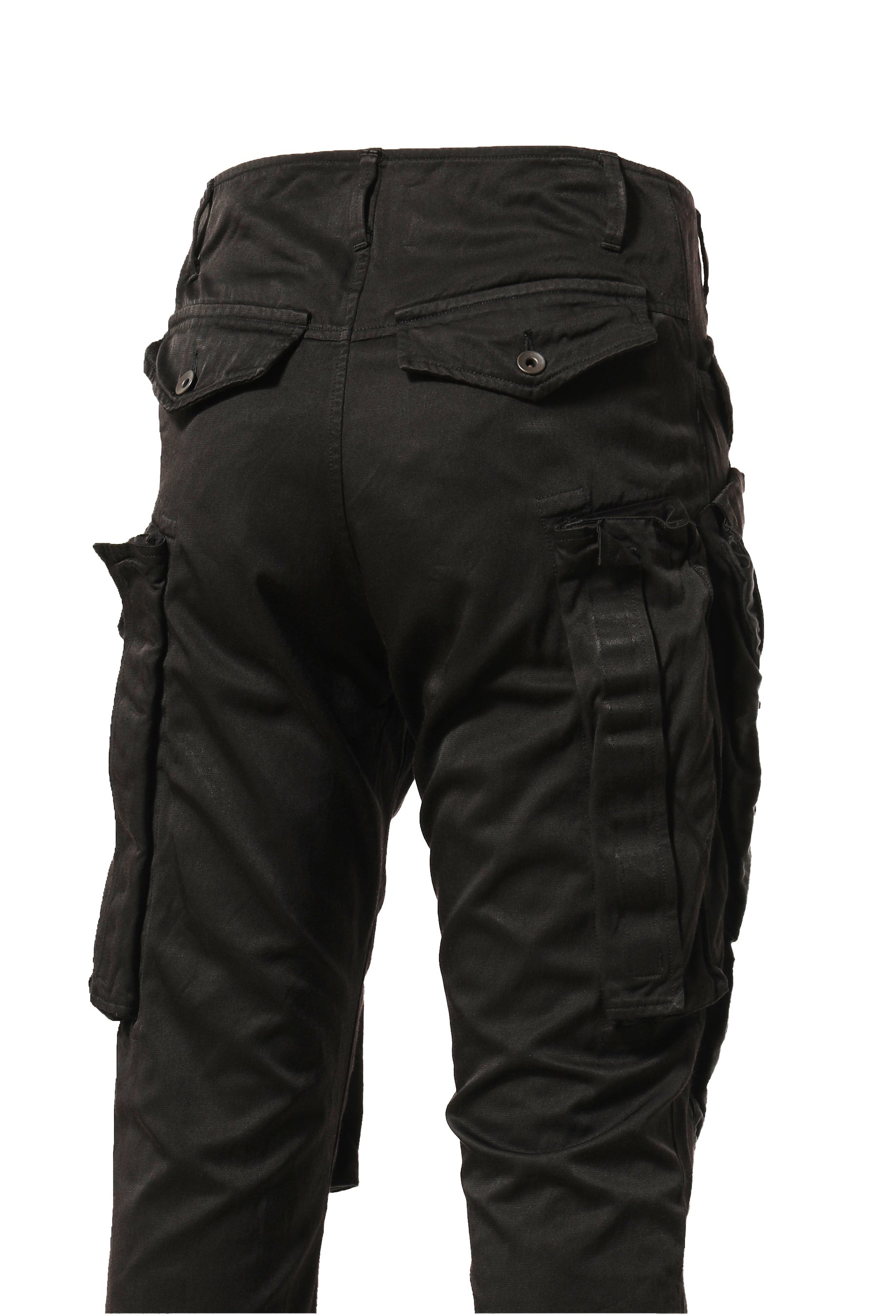 VIRTICAL GASMASK CARGO PANTS / BLK - 5