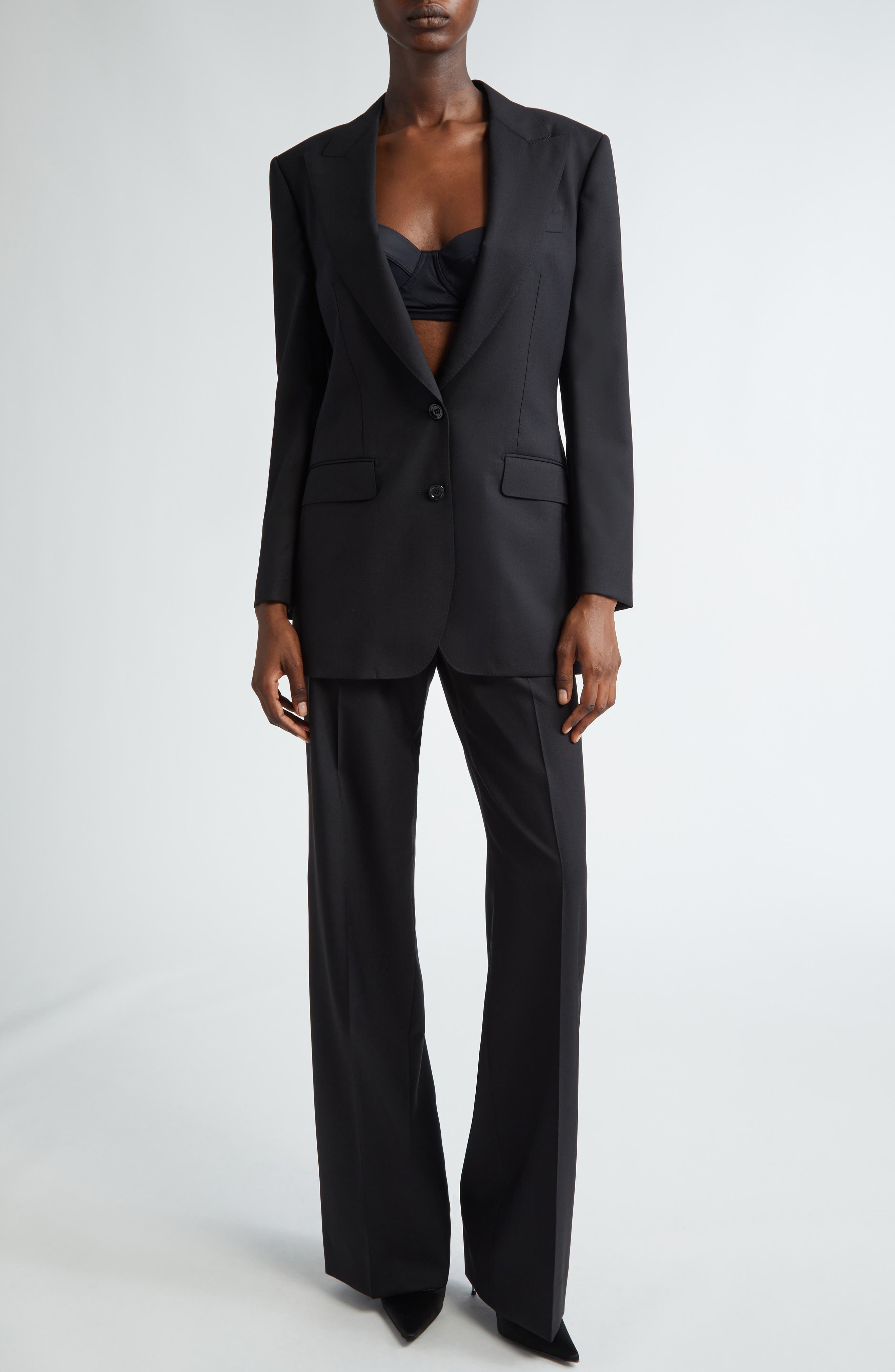 Dolce&Gabbana Wool Blazer in Nero at Nordstrom - 2