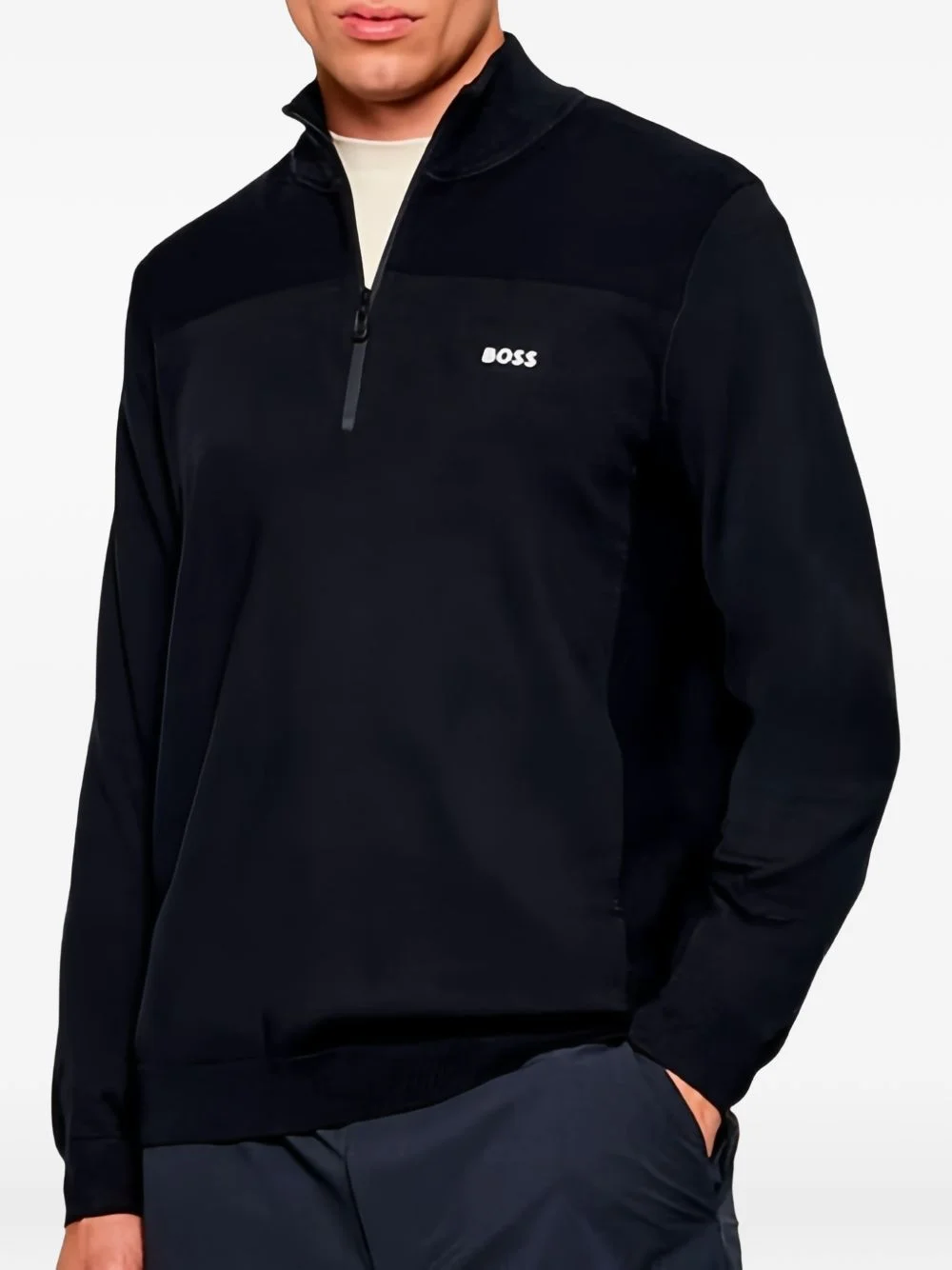 half-zip sweatshirt - 1