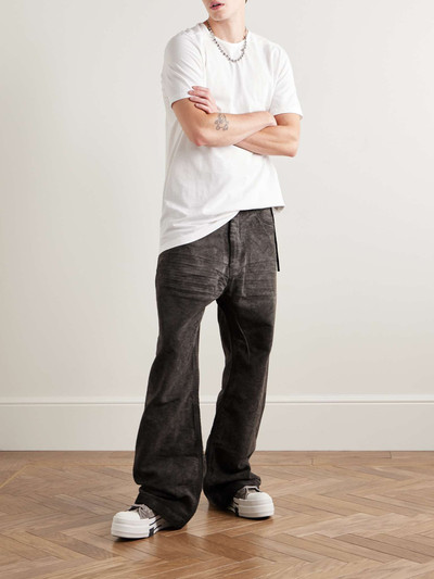 Rick Owens DRKSHDW Geth Wide-Leg Cotton-Moleskin Jeans outlook