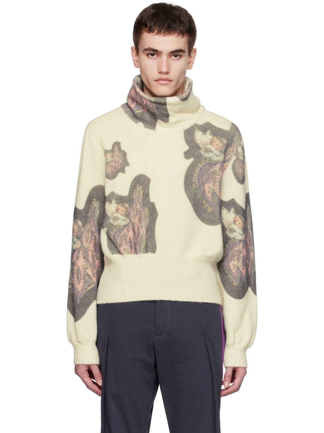 トップス kiko kostadinov 23aw angelos knit 46 kiko knit トップス 23aw kostadinov 46 angelos