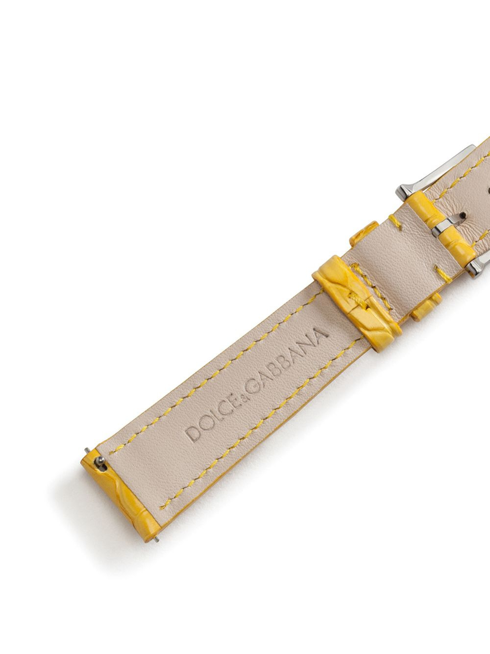 logo-embossed watch strap - 3