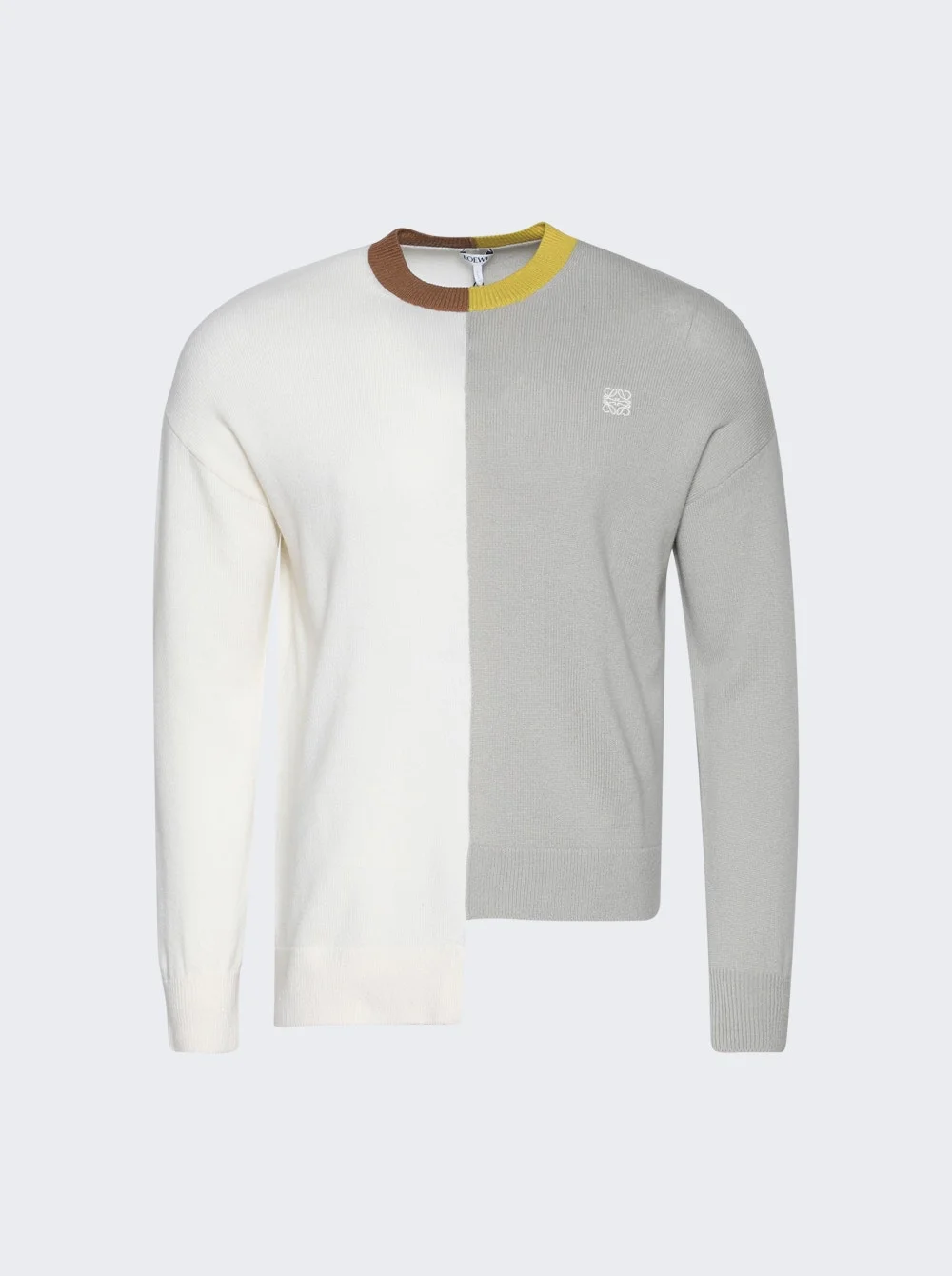 Asymmetric Sweater Mustard And Bronze - 1