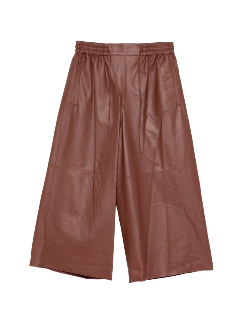 drawstring leather trousers 1