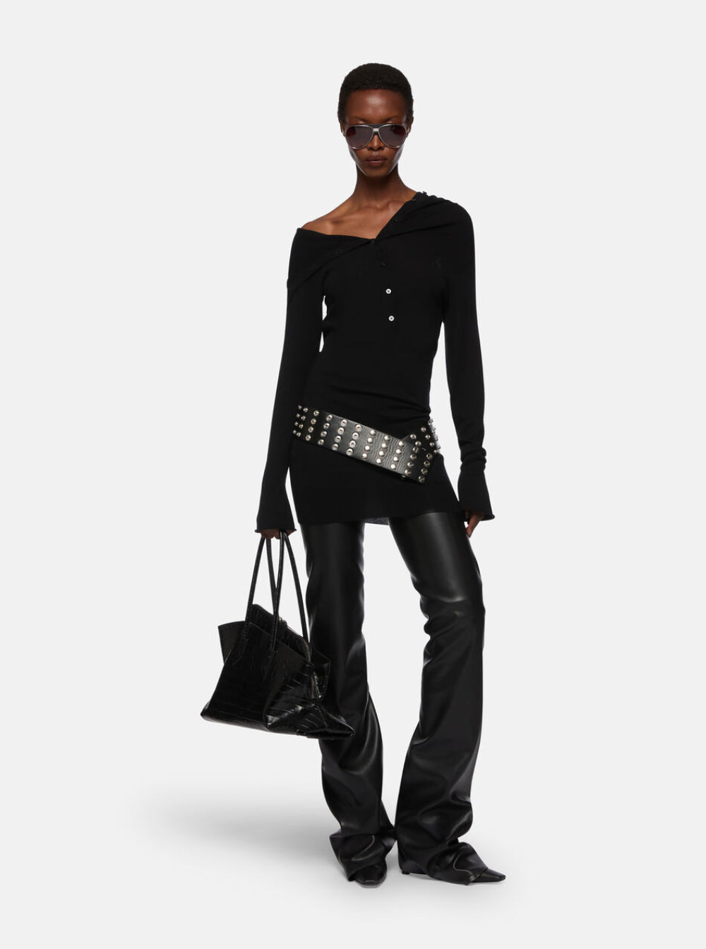 The Attico Women Wool Cachemier Mini Dress - 4