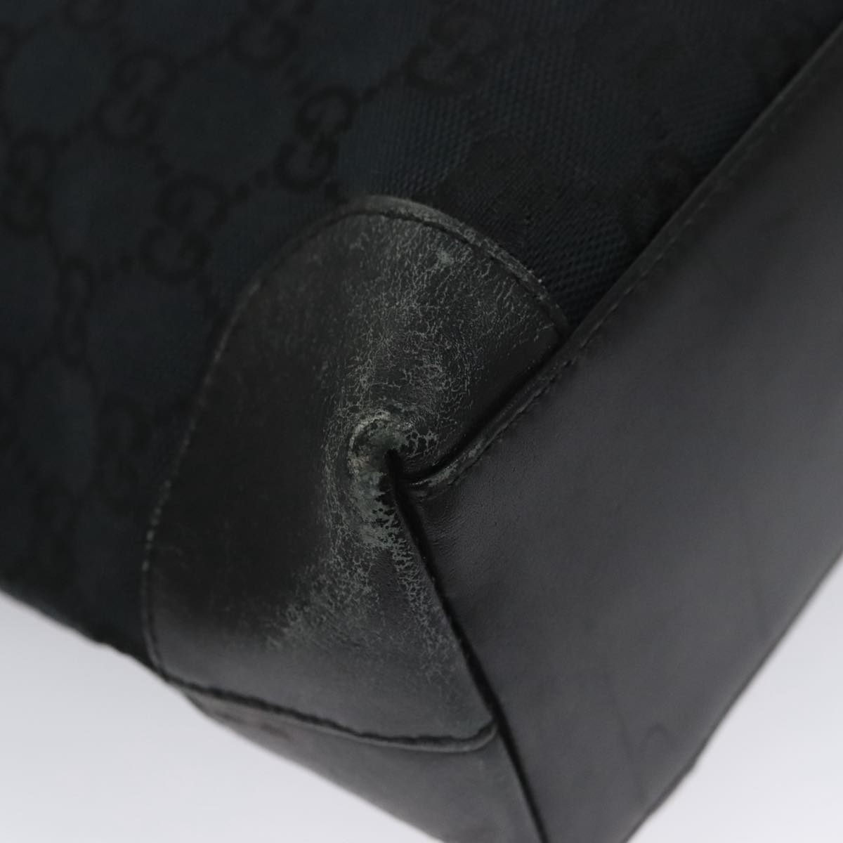 GUCCI GG Canvas Hand Bag Black - 11