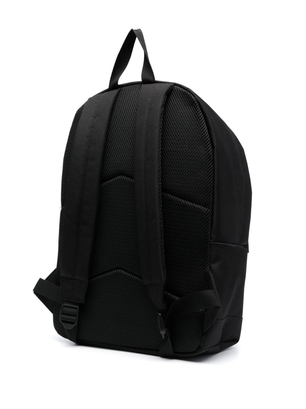 logo-patch zip-fastening backpack - 3