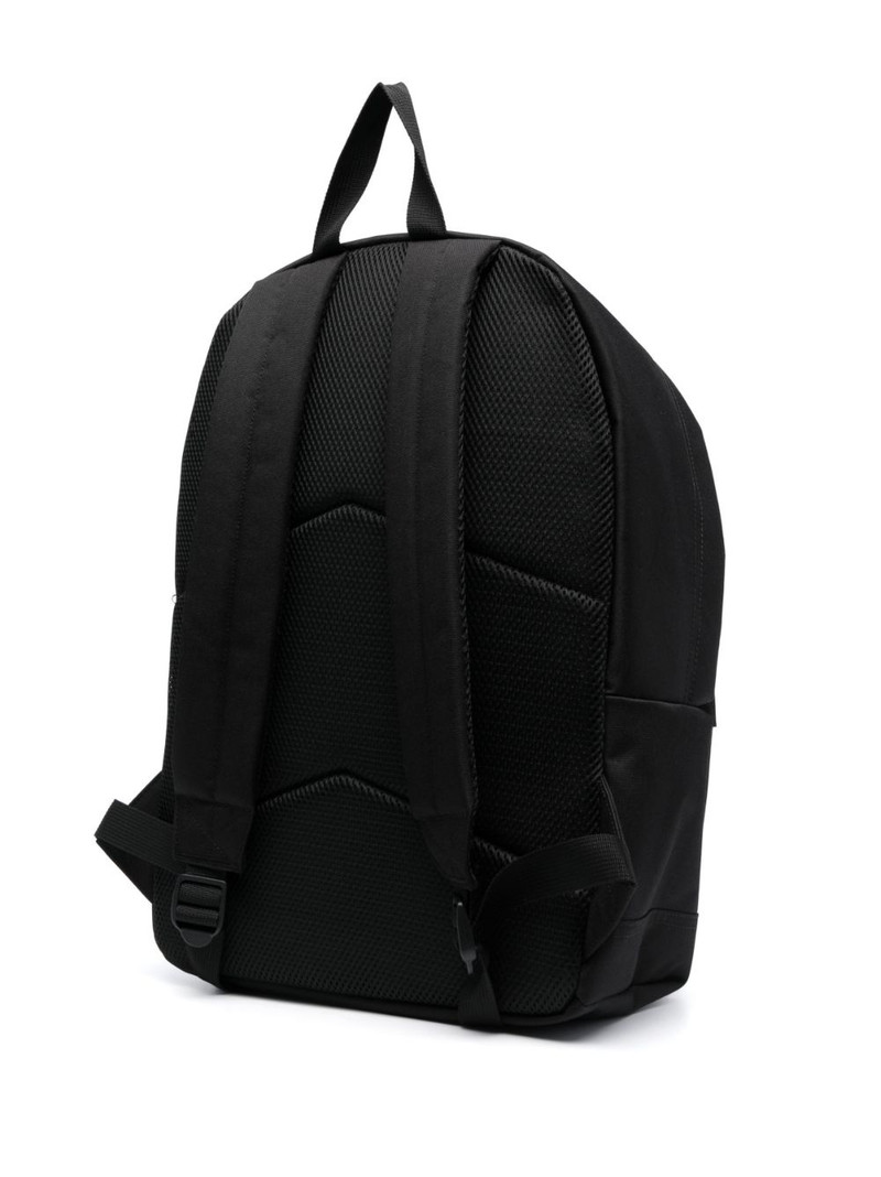 logo-patch zip-fastening backpack 3