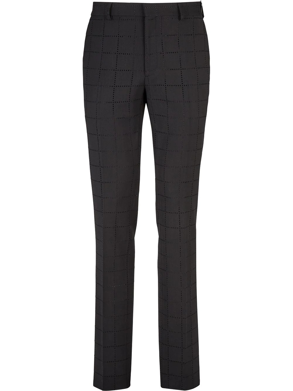 tailored cut-out trousers - 1