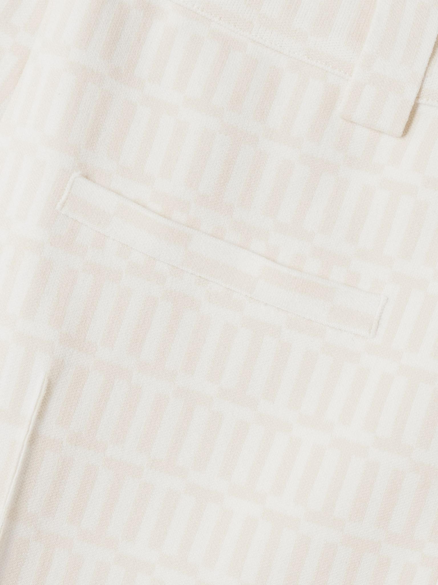 Charlie cotton-blend jacquard slim-leg pants Ivory - 4