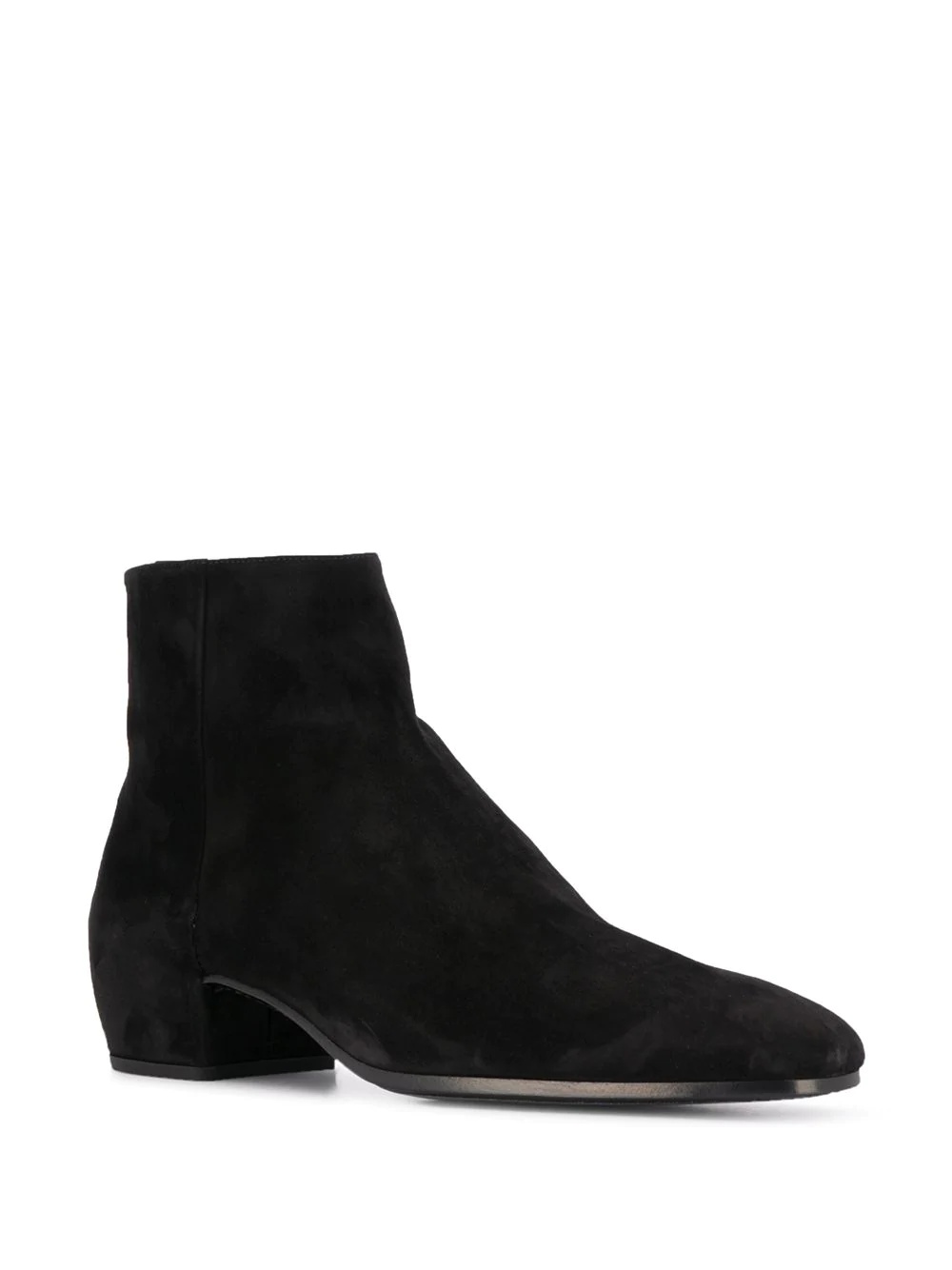 square-toe ankle boots - 2