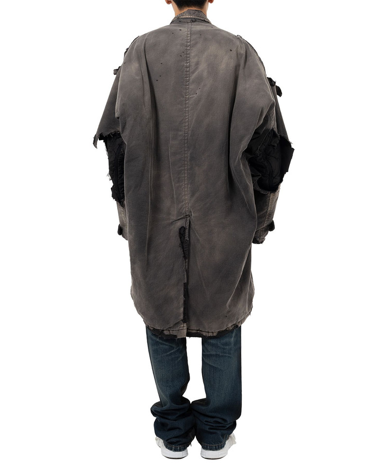 Distressed Balmacaan Coat 5
