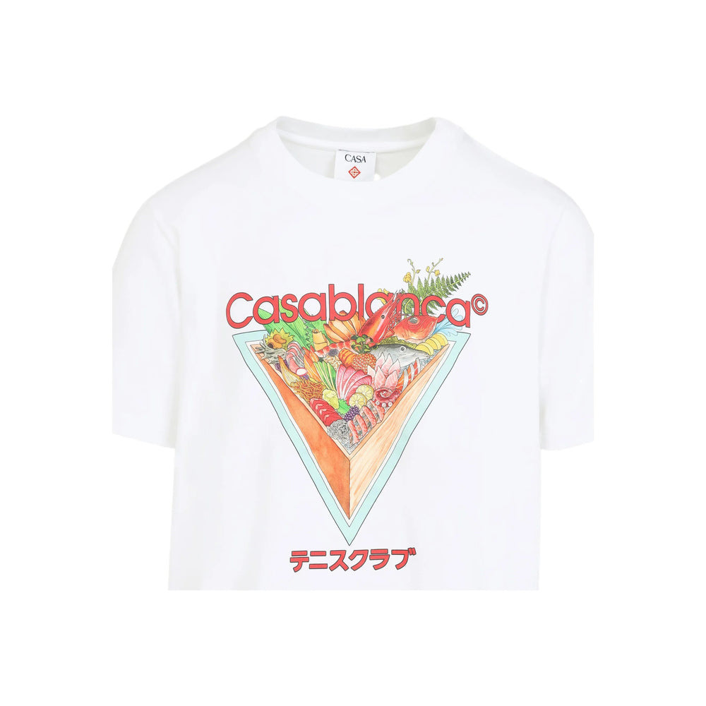 Casablanca White T-Shirts & Vests - T-Shirts Men - 4