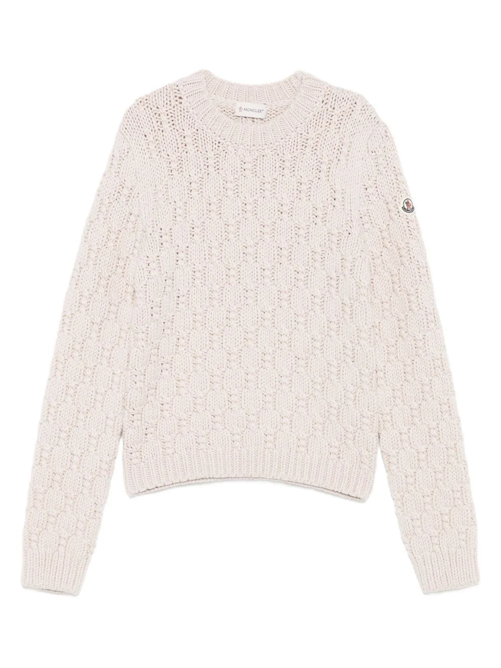 textured wool sweater - 1