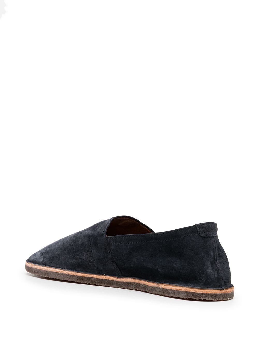 round-toe suede slippers - 4