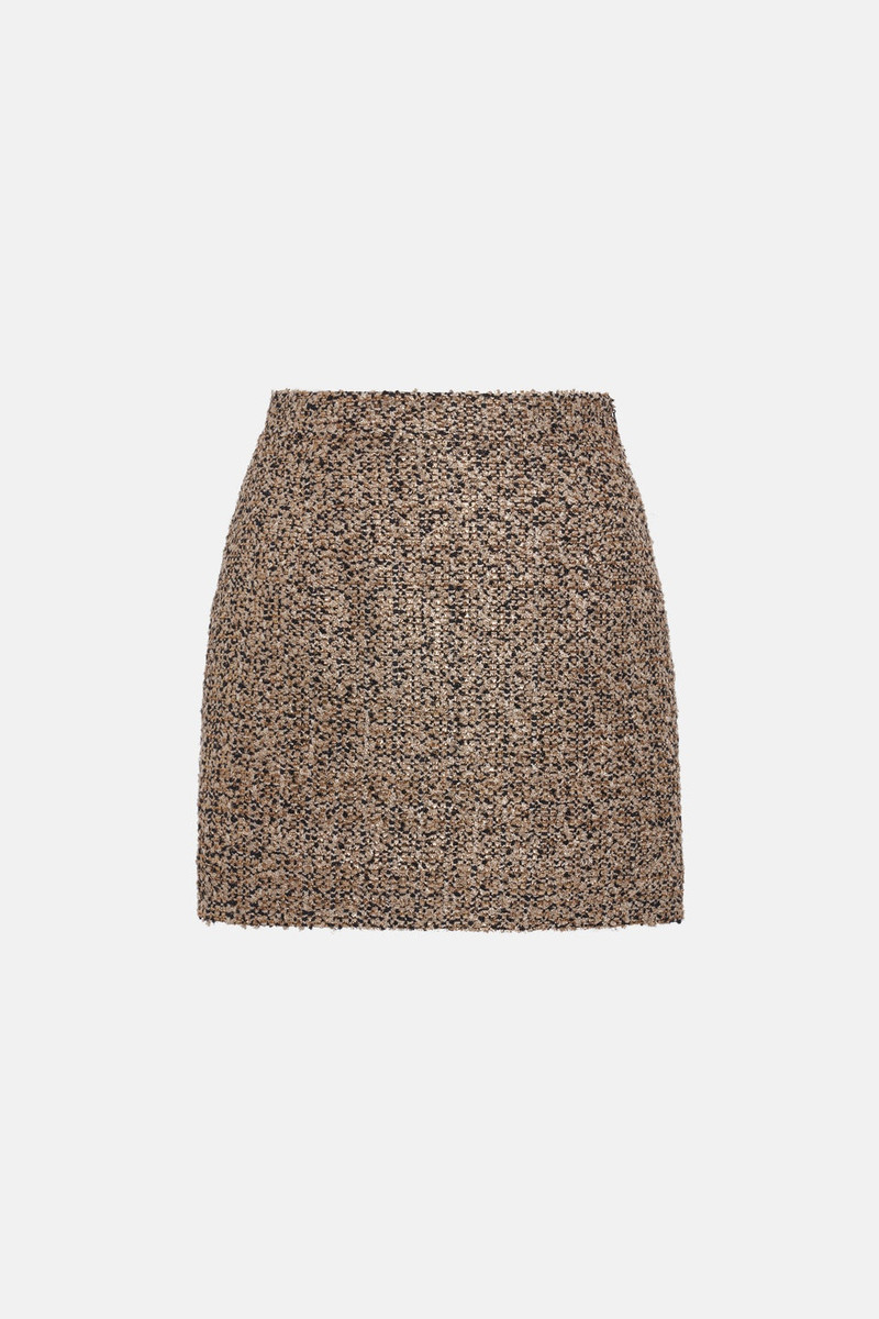 LUREX TWEED MINI SKIRT - 1