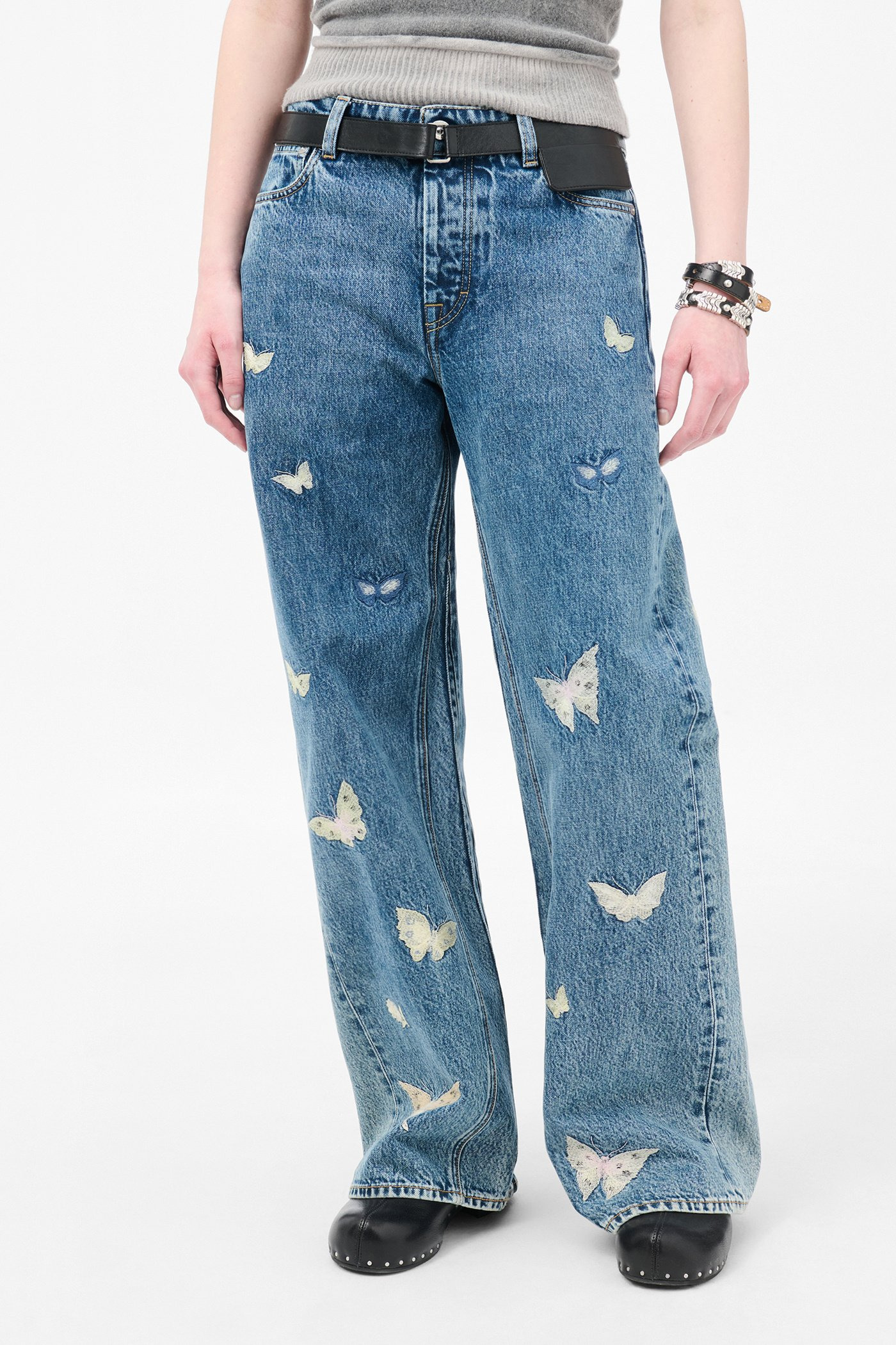Treble Cut Indigo Butterfly - 3